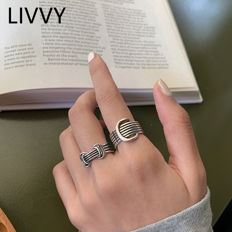 Vintage Fashion And Design - LIVVY Silver Color Irregular Cross Fashion