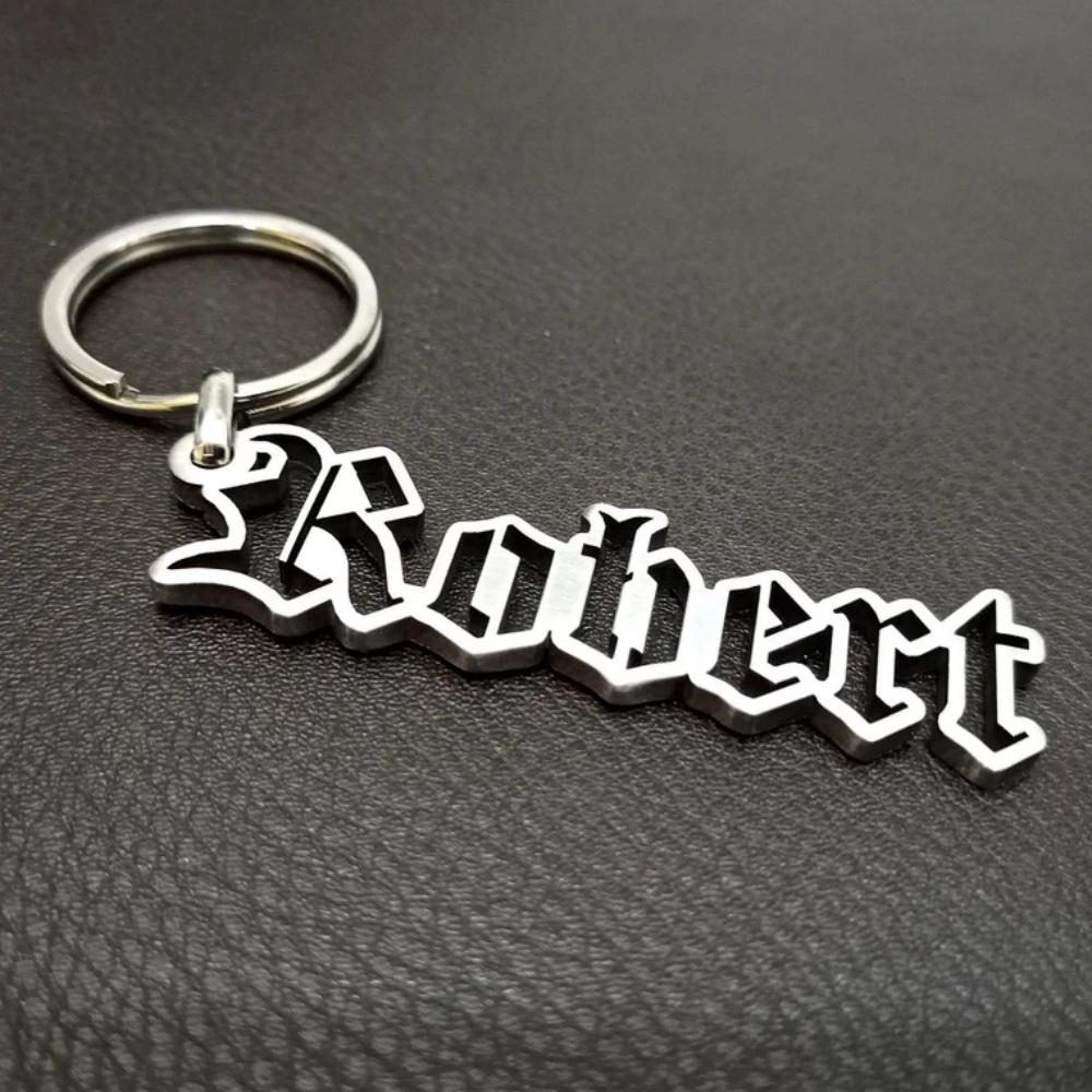 Custom Old English Keychain Pe - Vintage Fashion Names ulasan dan harga