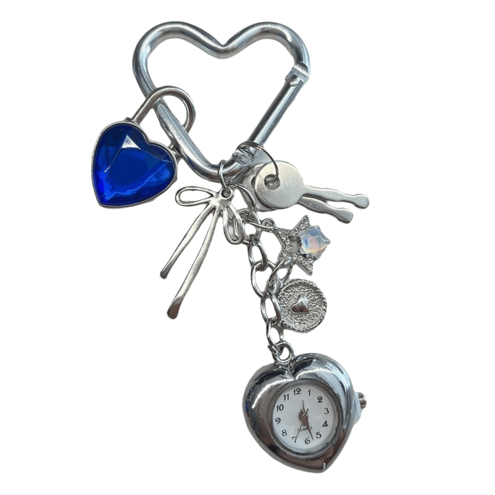 Keychain Design Heart Pocket W - Vintage Fashion Look ulasan dan harga