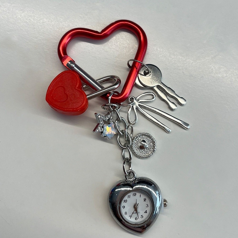 Keychain Design Heart Pocket W - Vintage Fashion Look ulasan dan harga