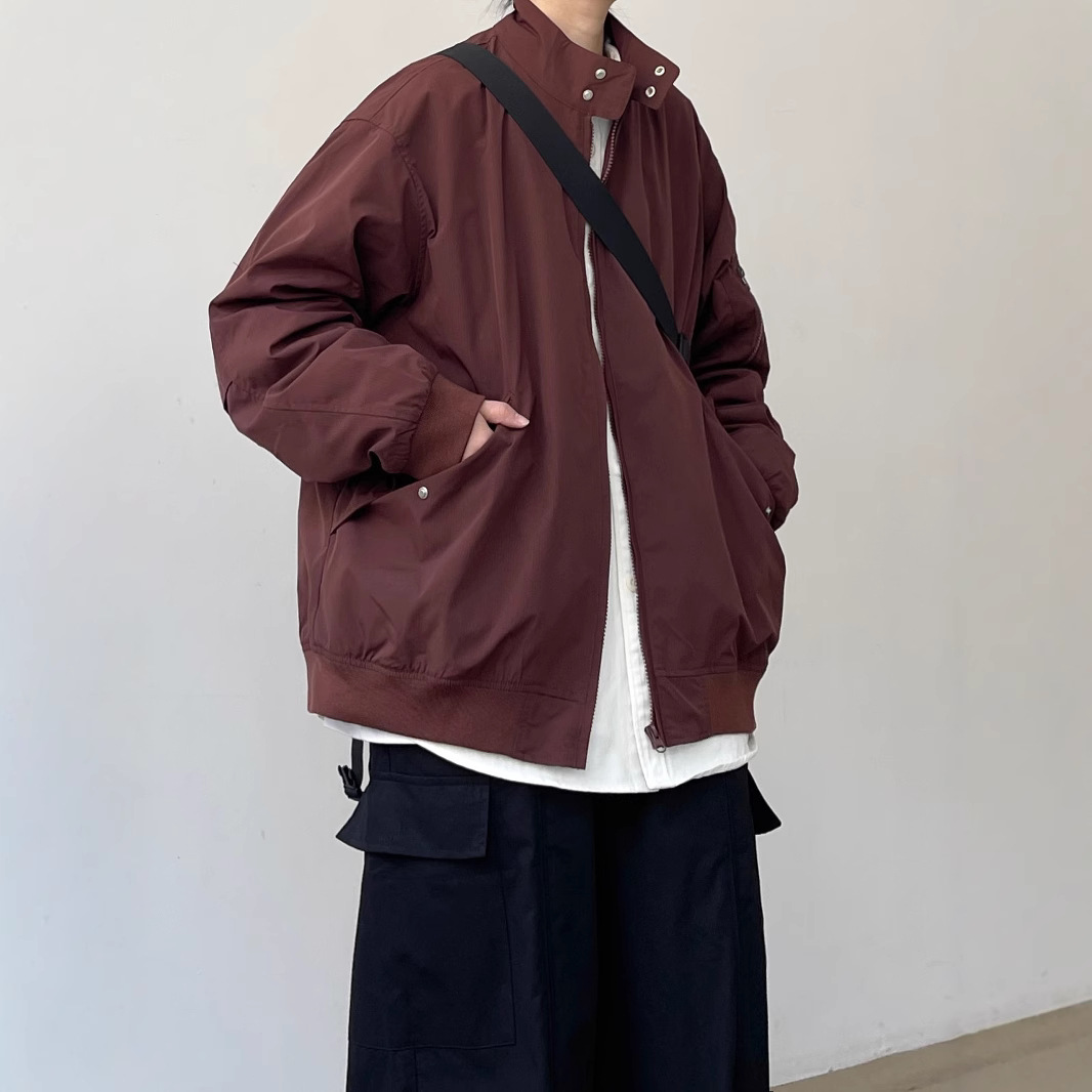 Unsiex Jacket 2026 New Spring  - Vintage Zipper ulasan dan harga