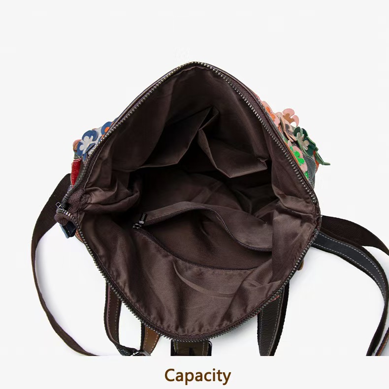 Vintage Women Genuine Leather  - Vintage Zipper ulasan dan harga