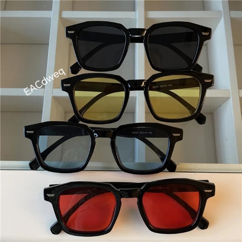 Men Rectangle Vintage Sunglass - Vintage Fashion And Design ulasan dan harga
