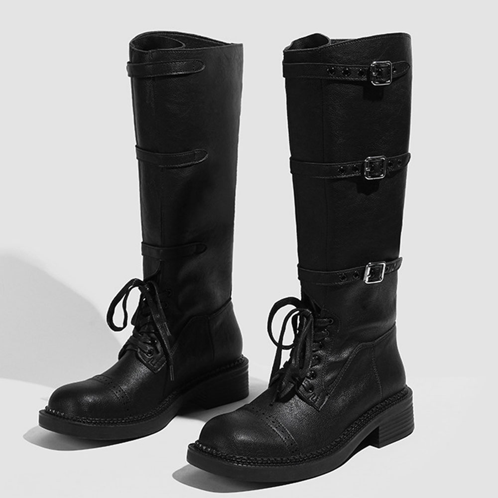 Women's Knee High Boots Vintag - Vintage Fashion And Design ulasan dan harga