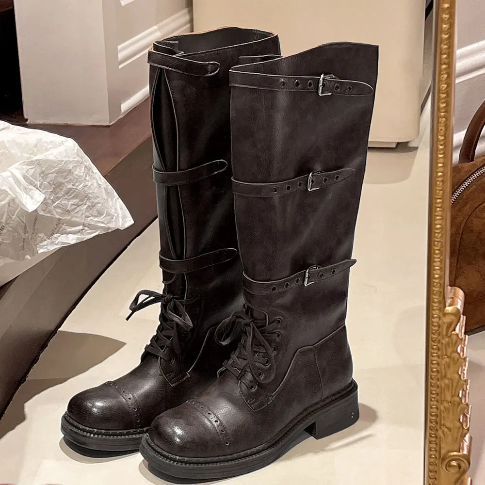 Women's Knee High Boots Vintag - Vintage Fashion And Design ulasan dan harga