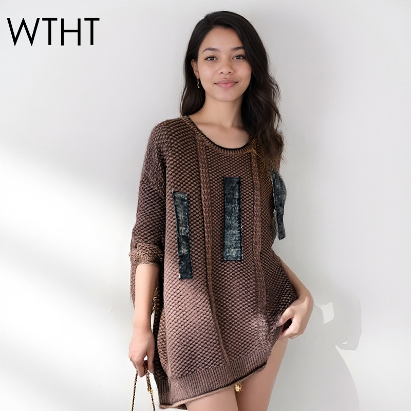 WTHT Vintage Trendy Women's Pa - Vintage Fashion Influencer ulasan dan harga