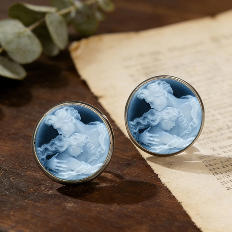 2D Vintage Lady Queen Cameo Gl - Vintage Fashion Queen ulasan dan harga