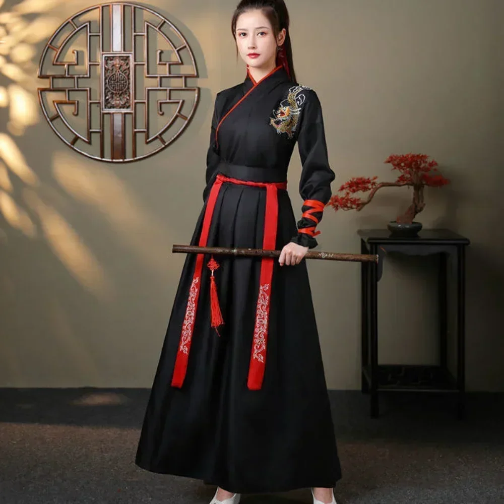 Modern Hanfu Women Top Skirt 2 - Vintage Fashion Queen ulasan dan harga