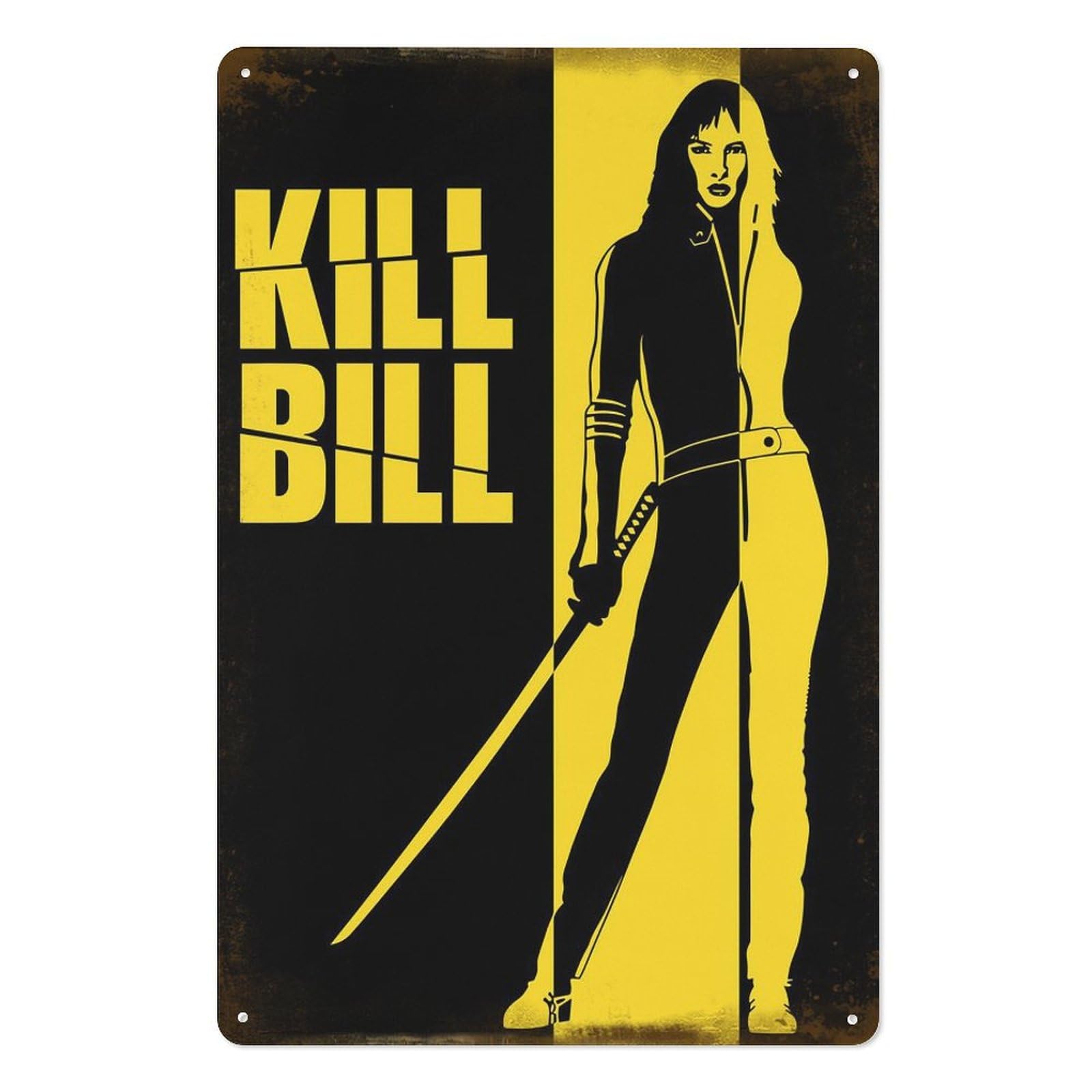Kill Bill Movies Metal Tin Sig - Vintage Fashion Posters ulasan dan harga