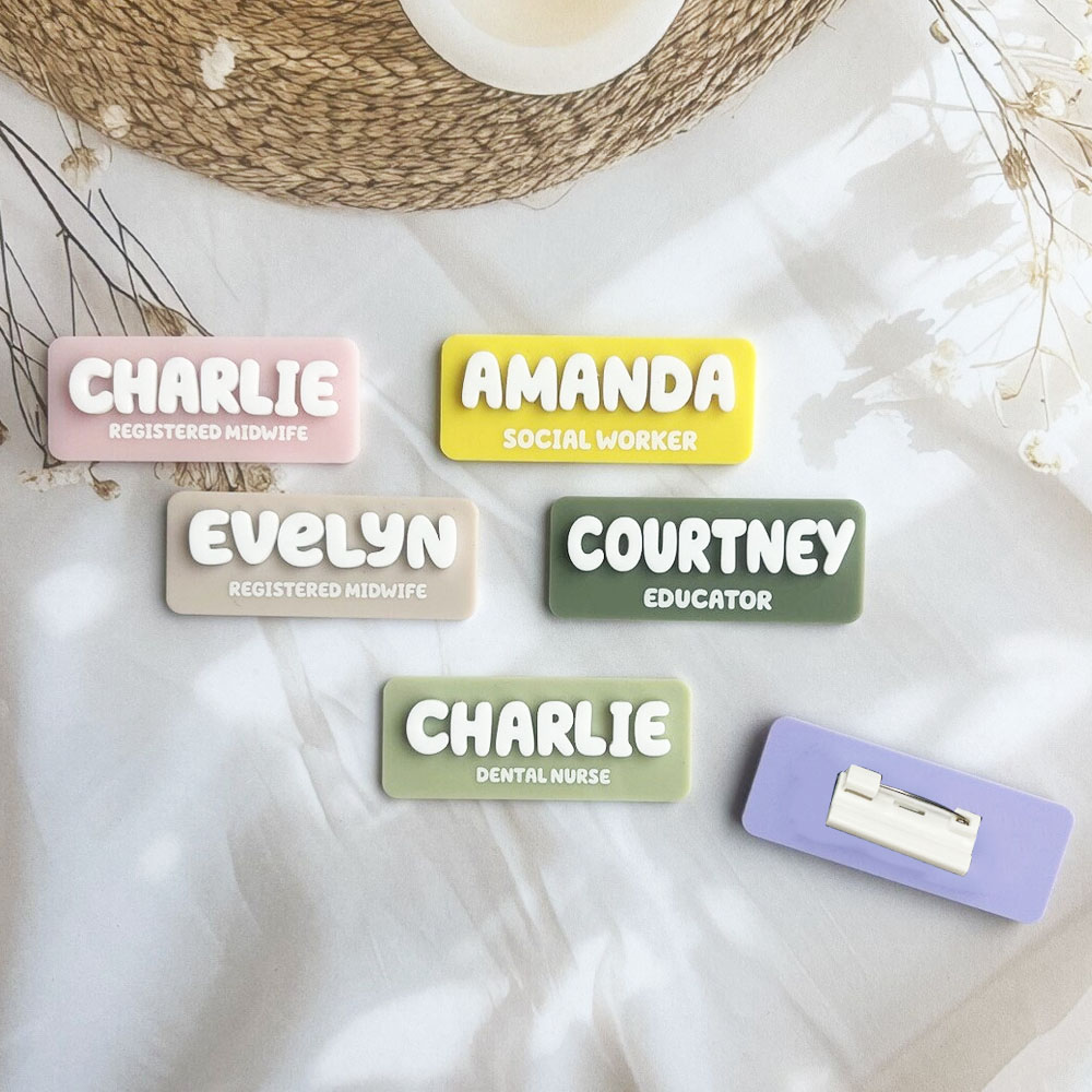 Custom Name Brooch Personalize - Vintage Fashion Names ulasan dan harga