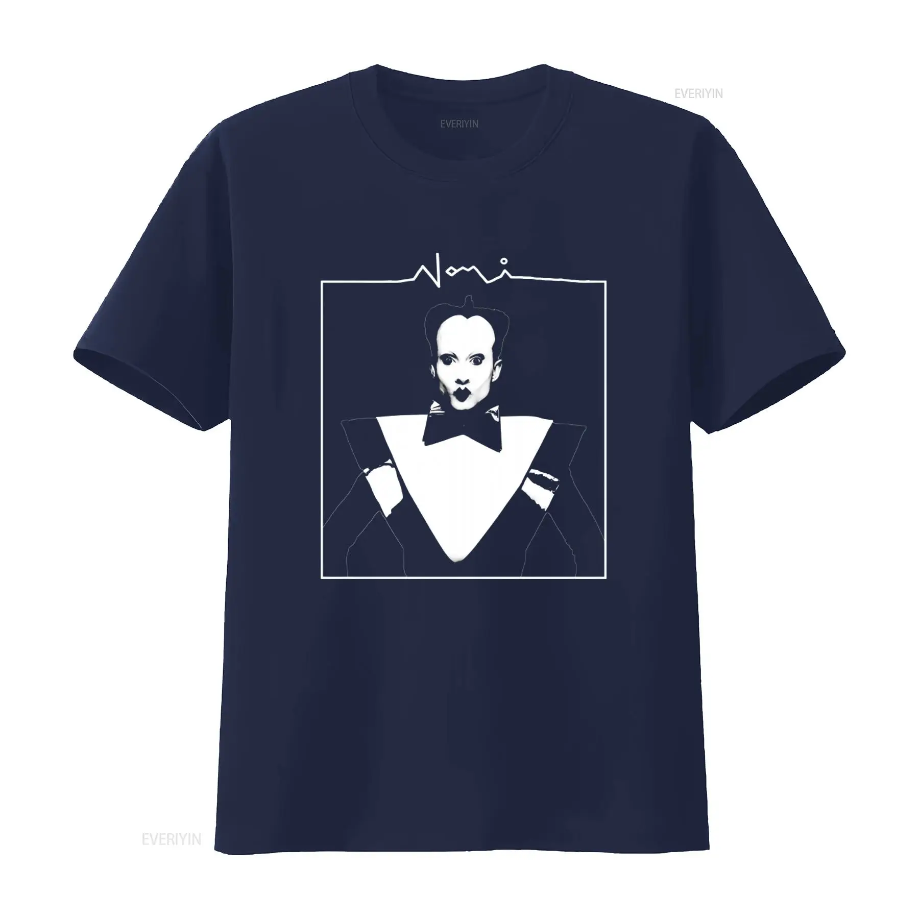 Klaus Nomi Face Print Men's T  - Vintage Fashion Look ulasan dan harga