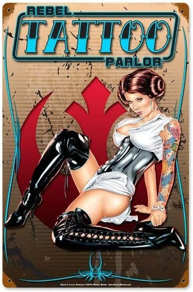 SmartCows Tattoo Parlor Retro  - Vintage Fashion Posters ulasan dan harga
