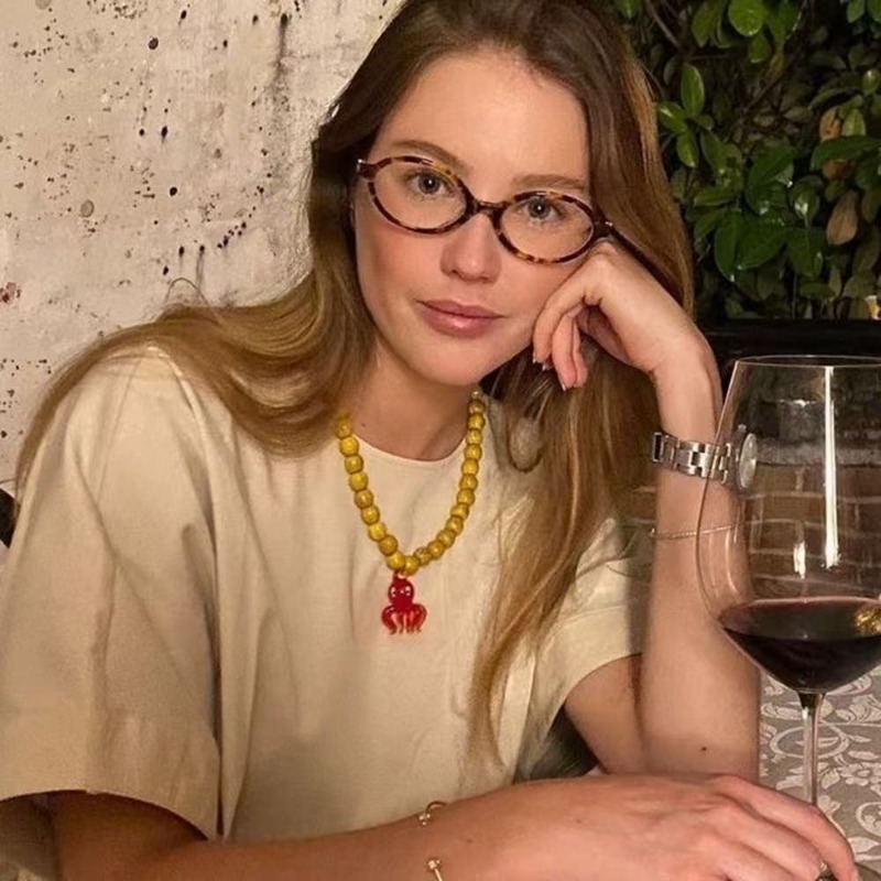 Ins Influencer Same Style Glas - Vintage Fashion Influencer ulasan dan harga