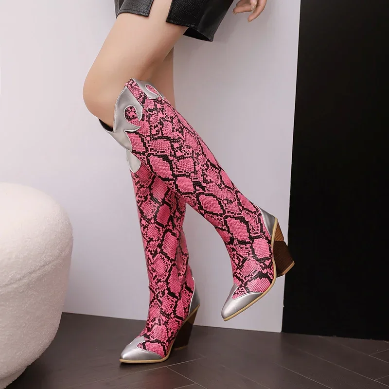 Big Size Western Women Knee Hi - Vintage Zipper ulasan dan harga
